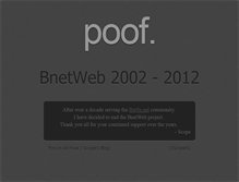 Tablet Screenshot of bnetweb.org